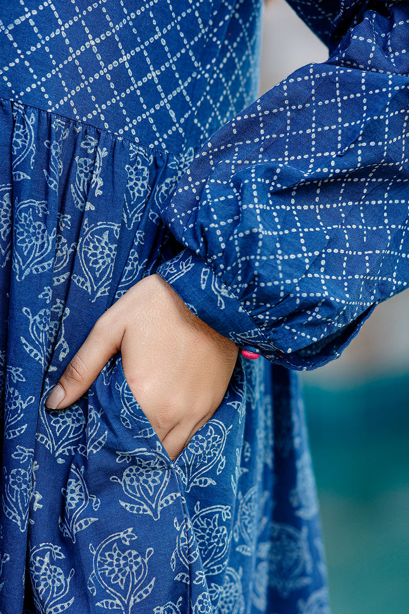 Danny Indigo Dress - Dhãran