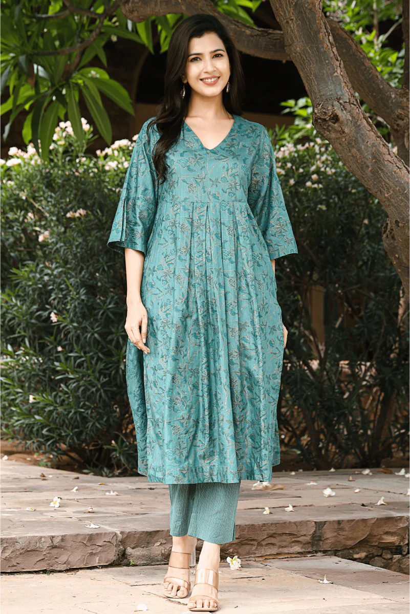 Timeless Elegance: Exploring the Hand-Blocked Printed Cotton Kurta