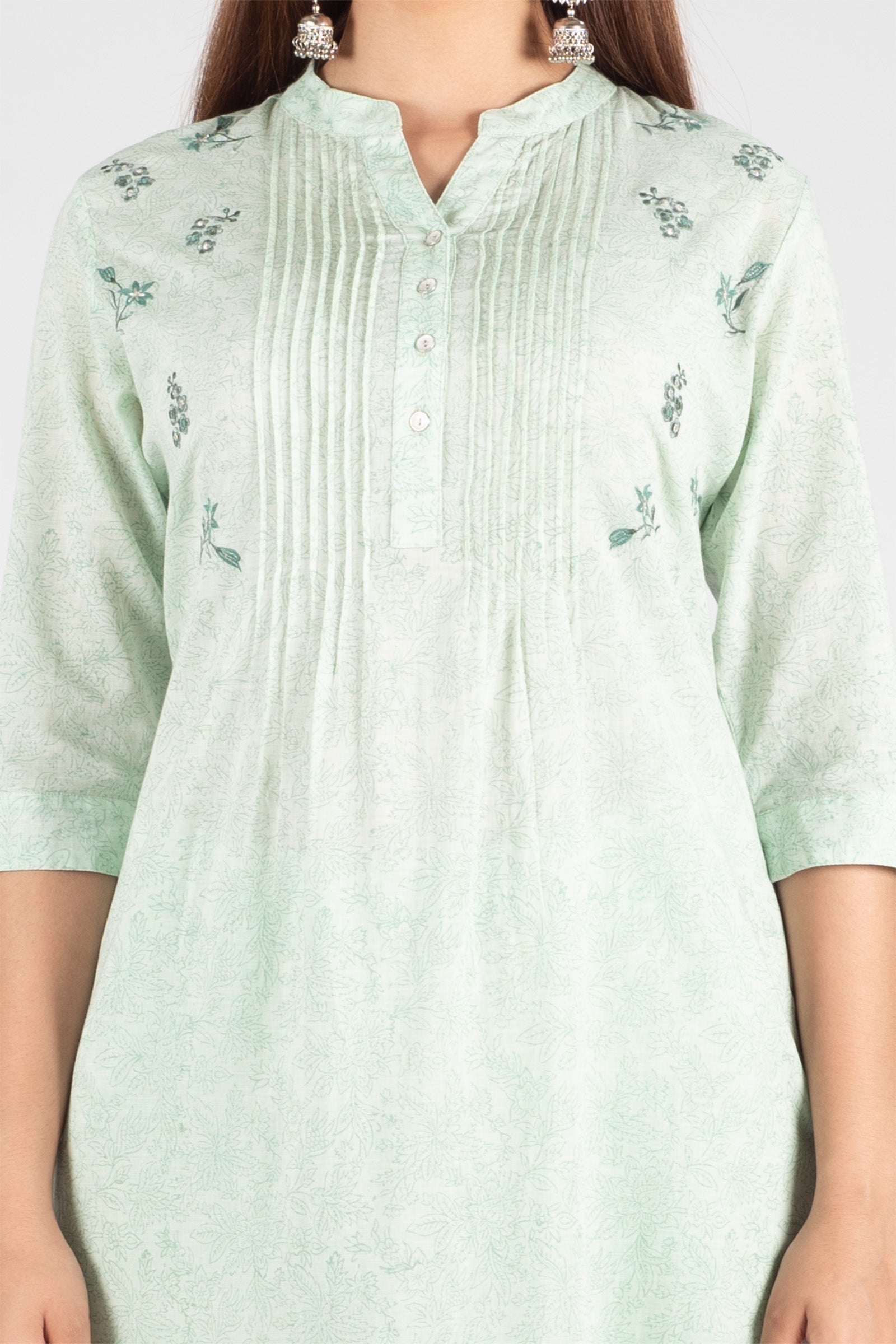 Minti Green Kurta