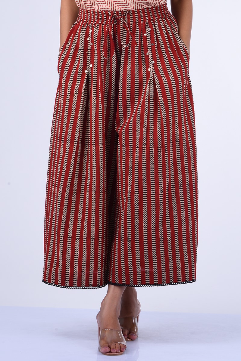 Block Printed Culotte - Dhãran