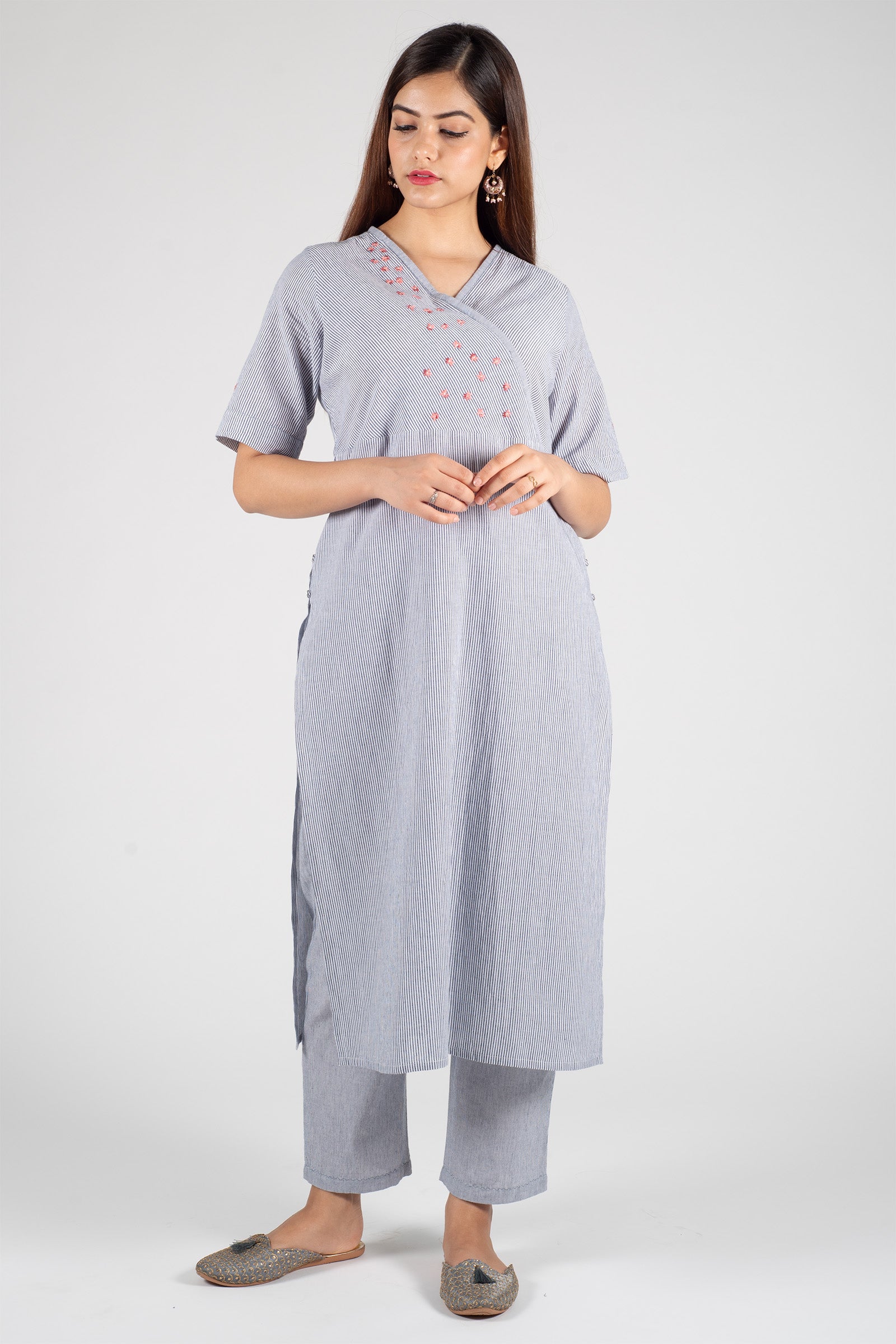Liberty Grey Kurta