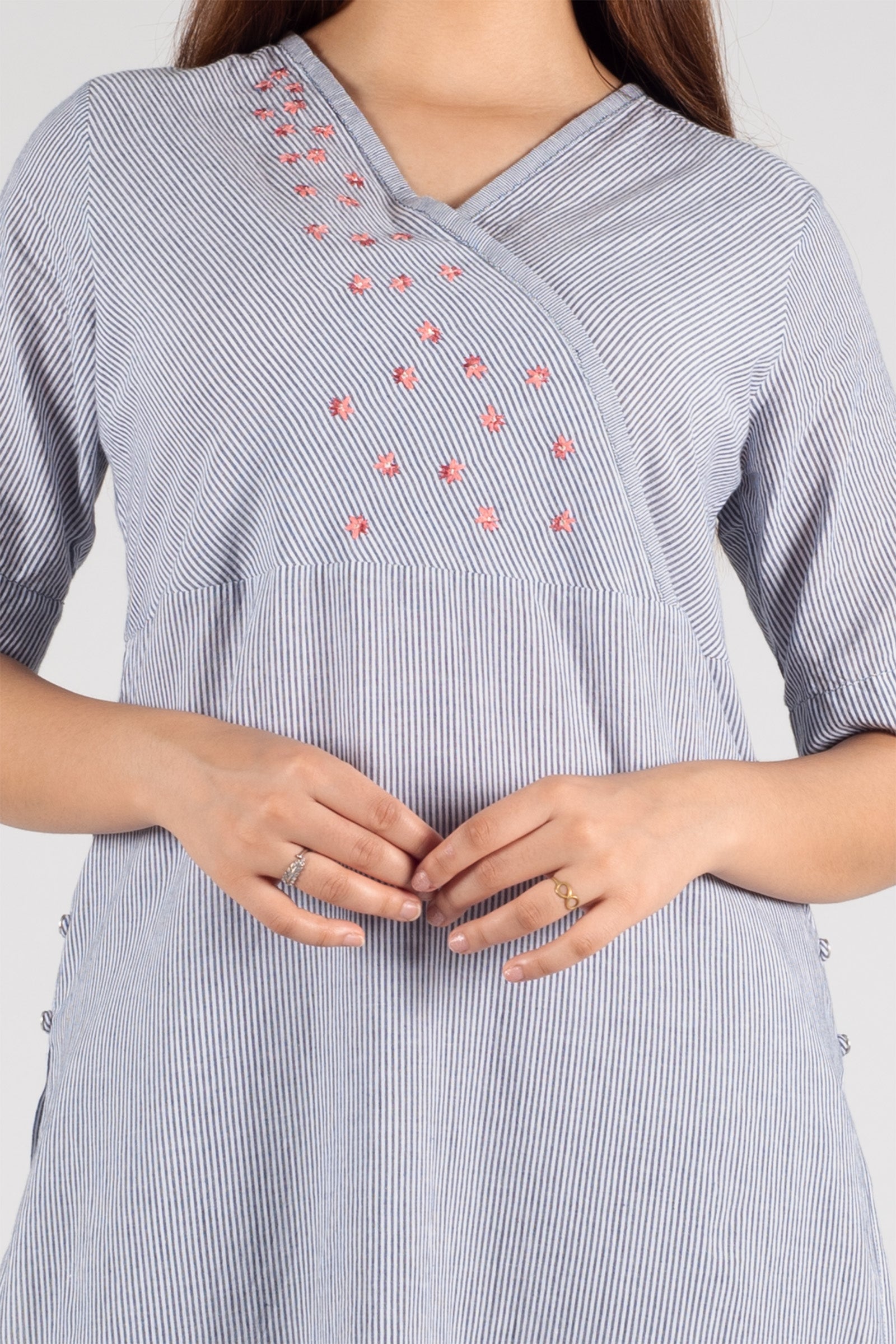 Liberty Grey Kurta