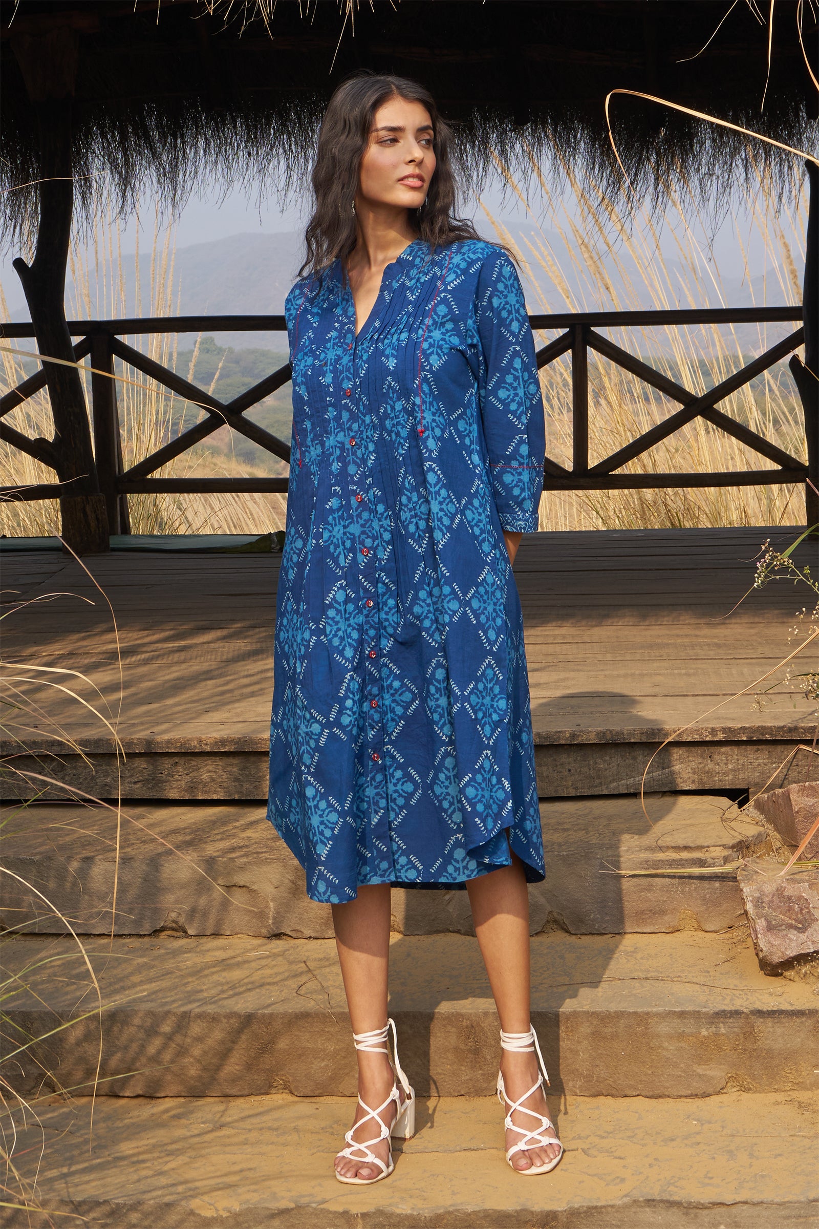 Jasmine Indigo Tunic