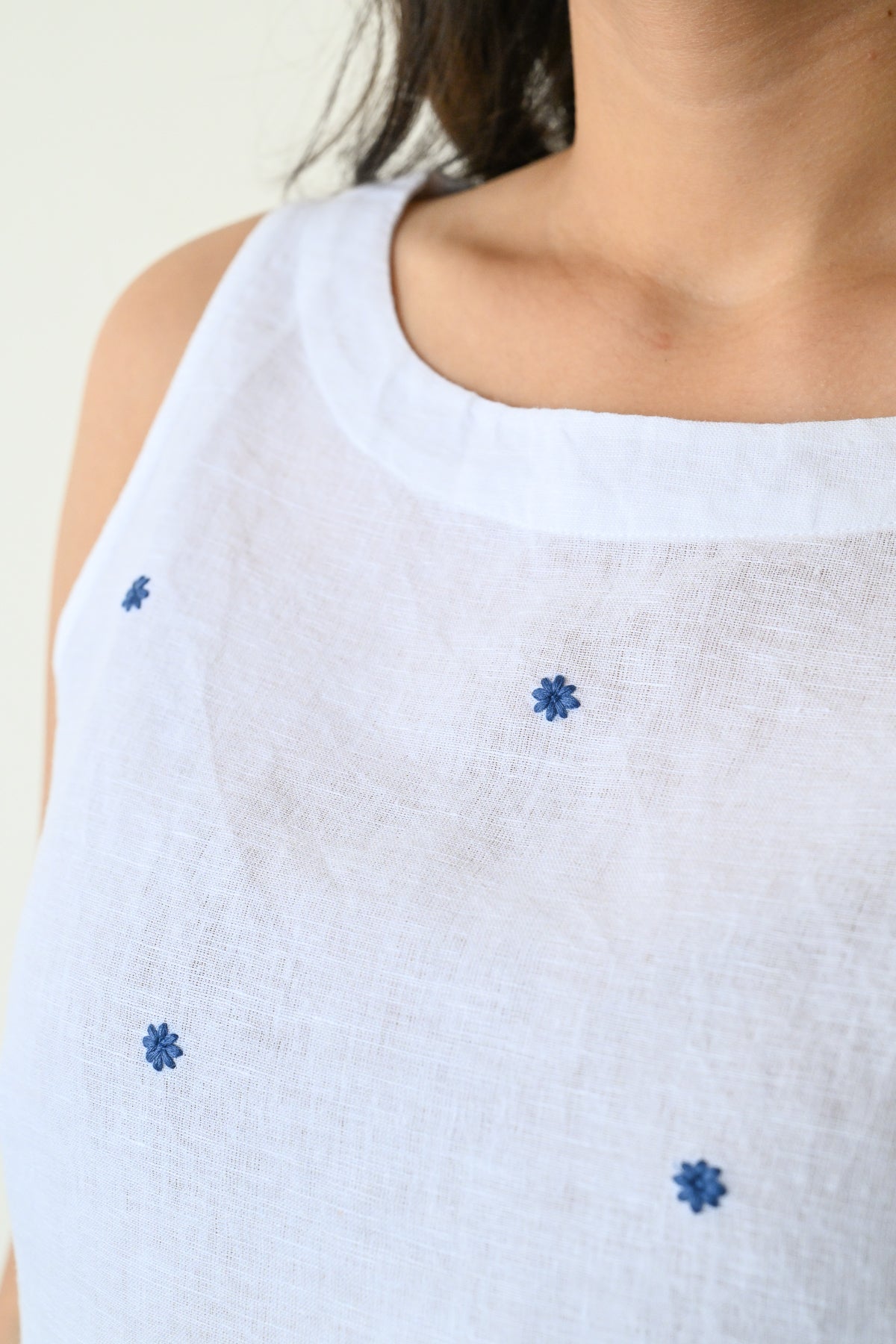 Flower White Top - Dhãran