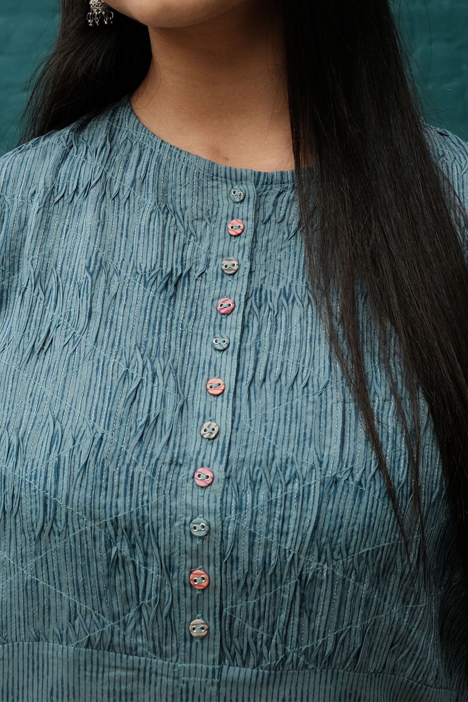 Lehar Blue Kurta