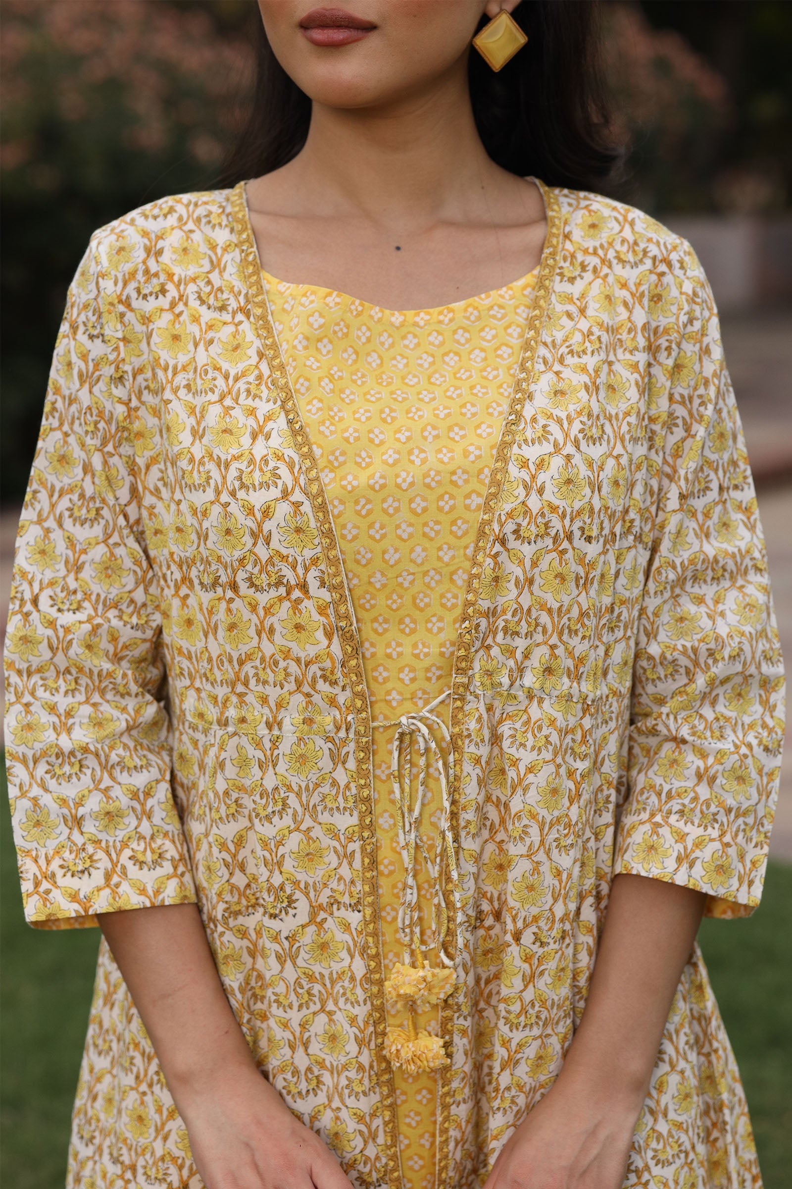 Tarana Yellow Kurta and Pant Set