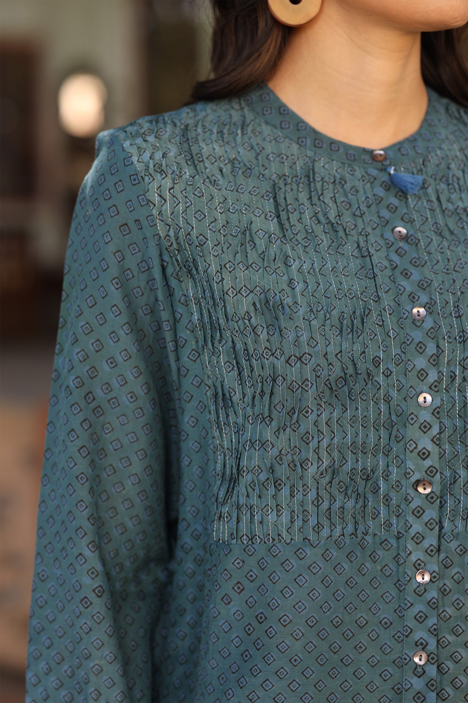 Eva Turquoise Top