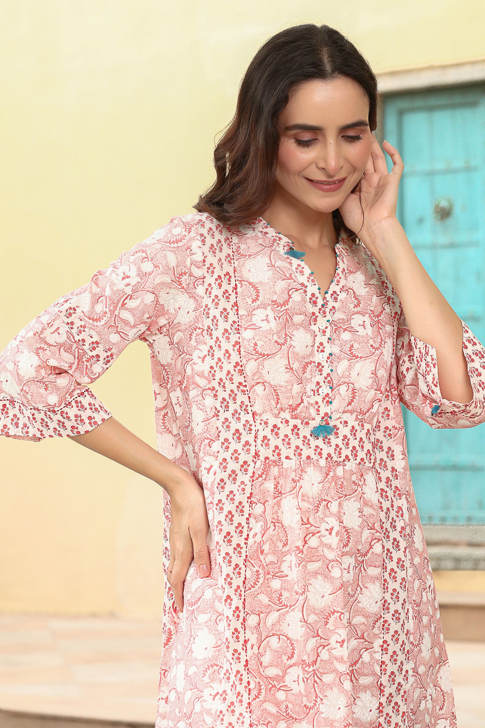 Yokma Peach Dress