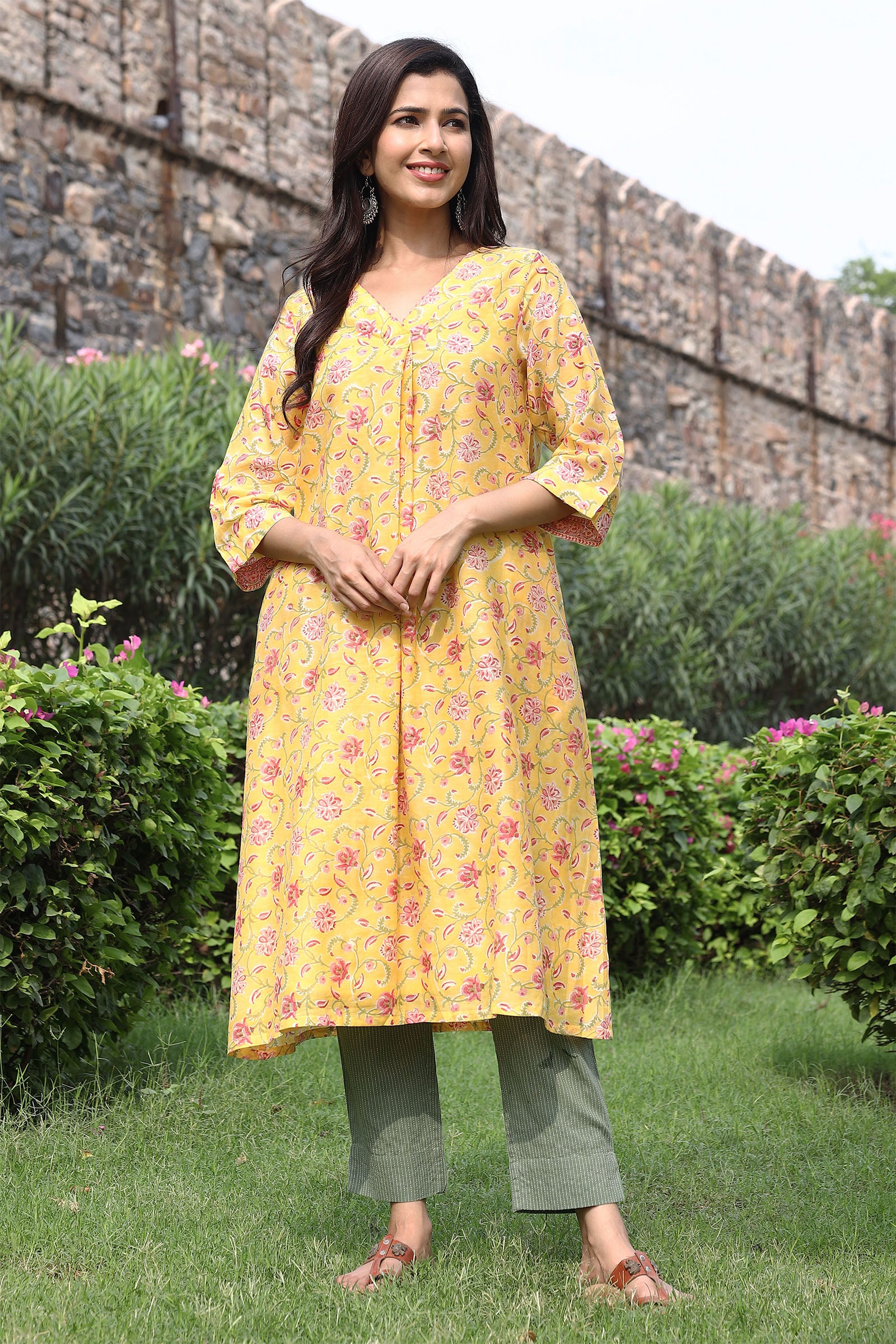 Swirl Yellow Tunic