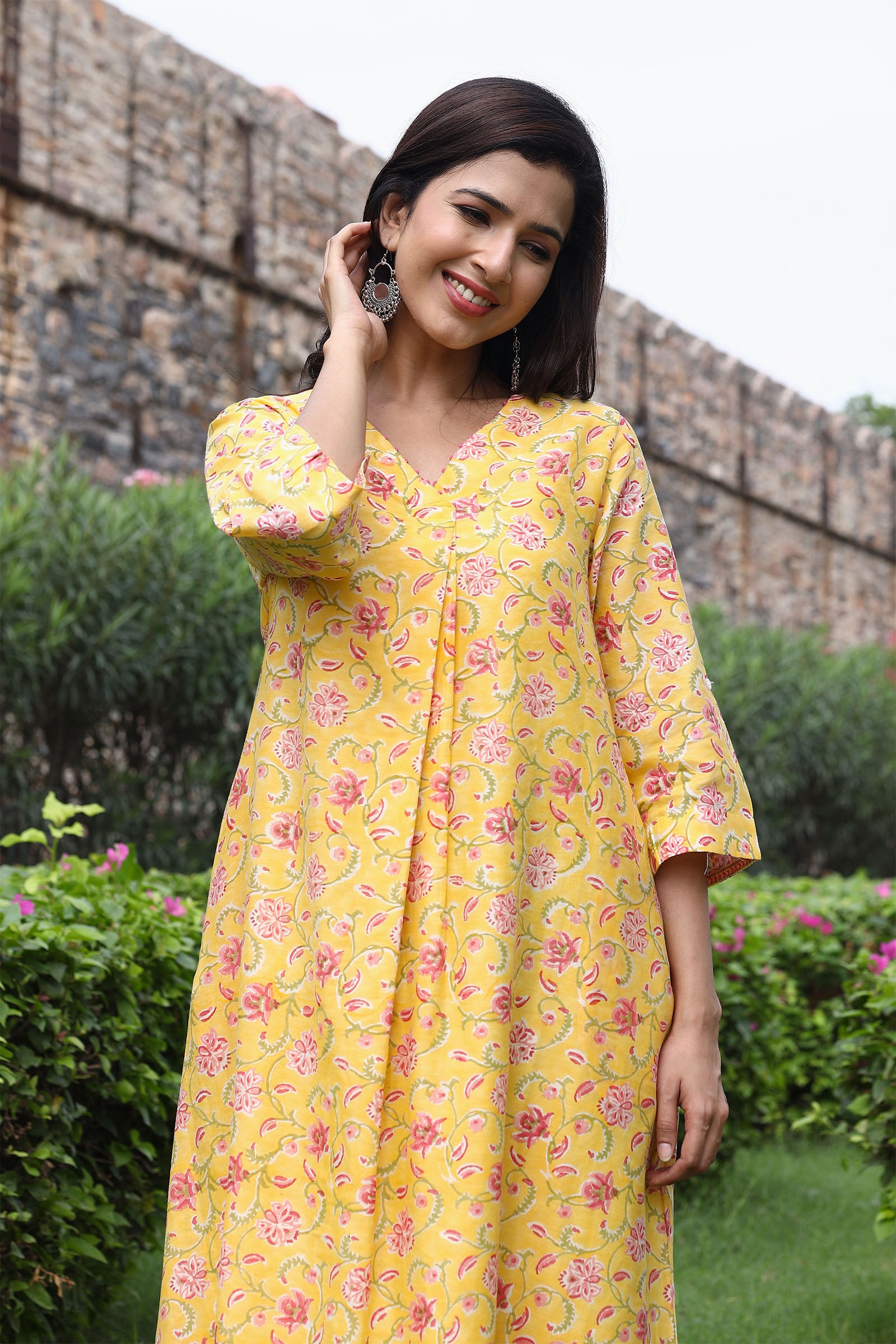 Swirl Yellow Tunic