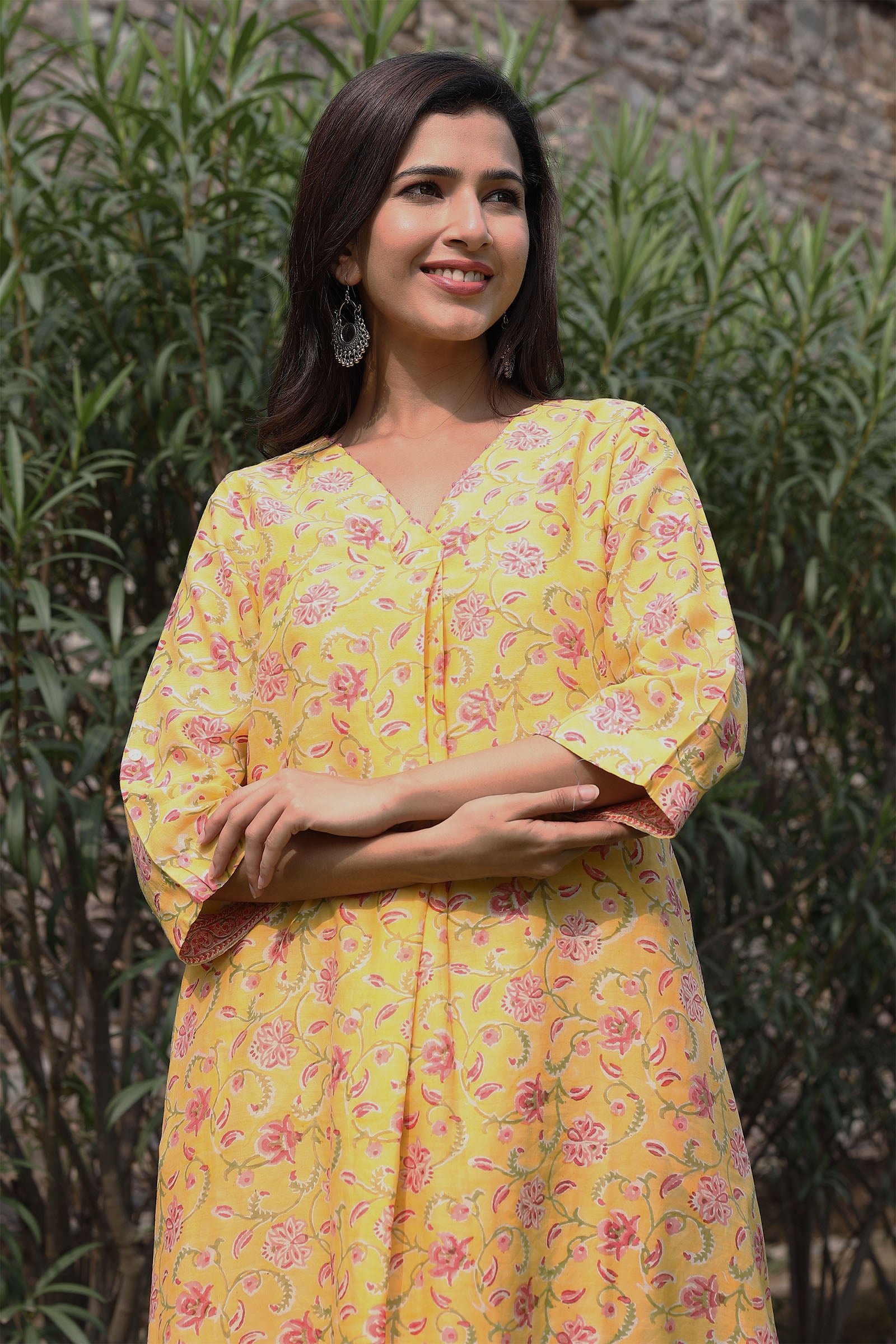 Swirl Yellow Tunic