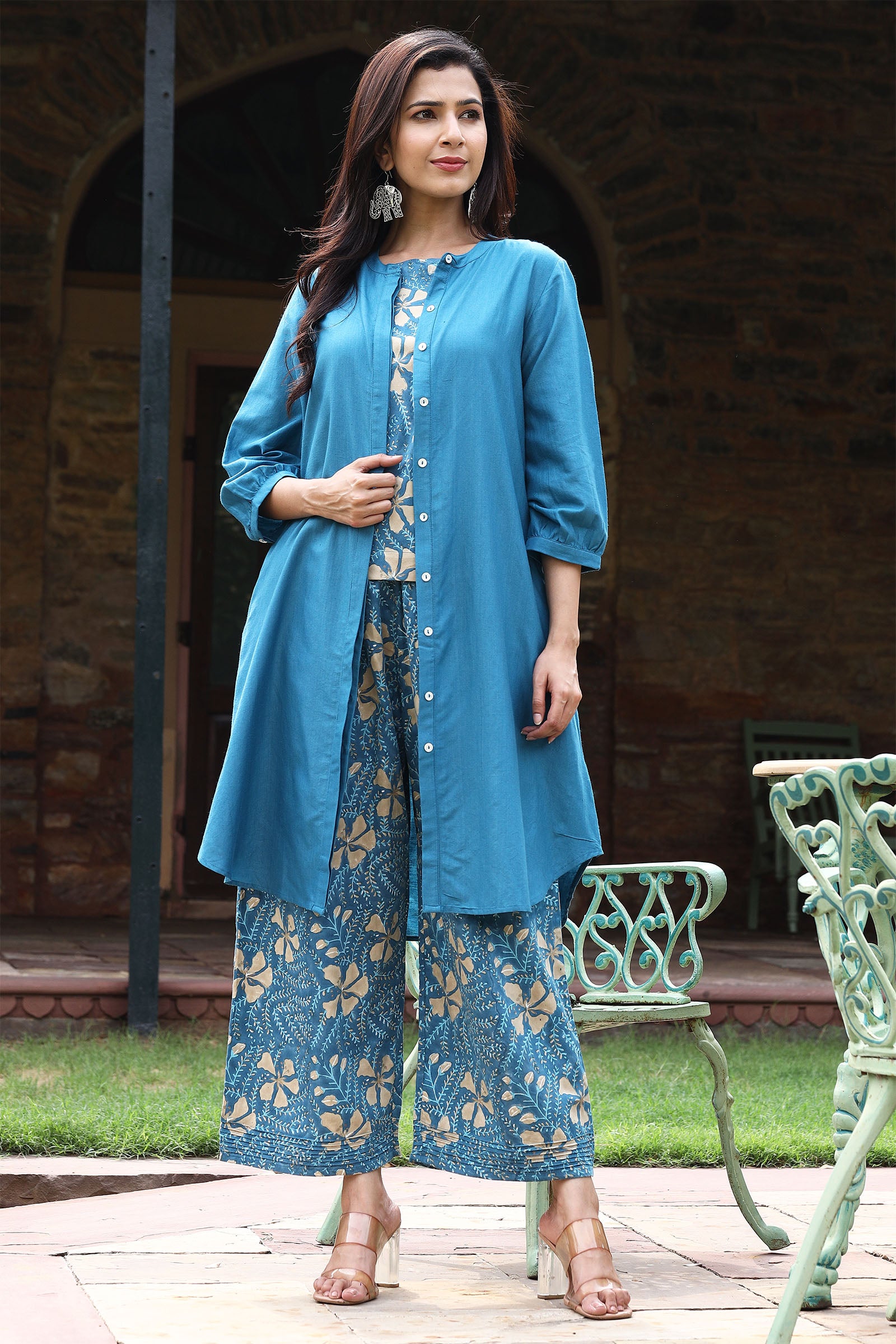 Raag Blue Smock Tunic