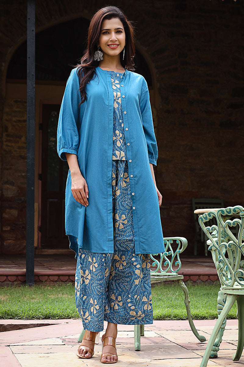 Blue Raag Smock Tunic - Dhãran