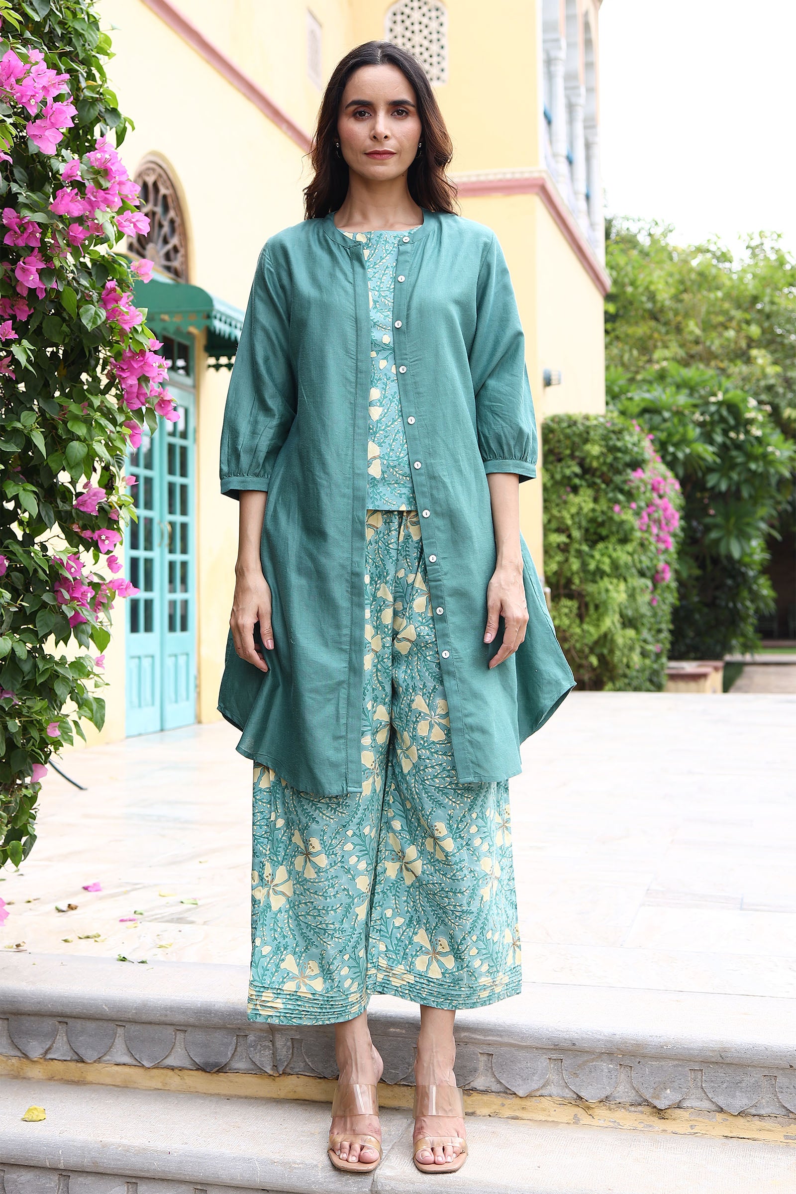 Raag Green Smock Tunic