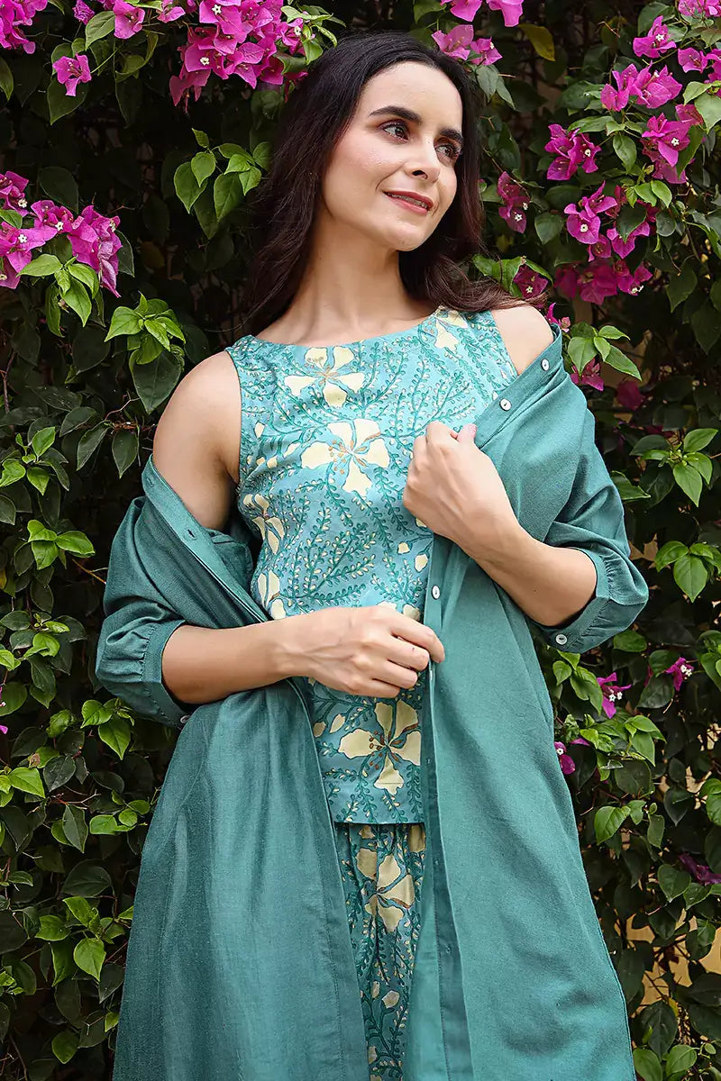 Raag Green Smock Tunic