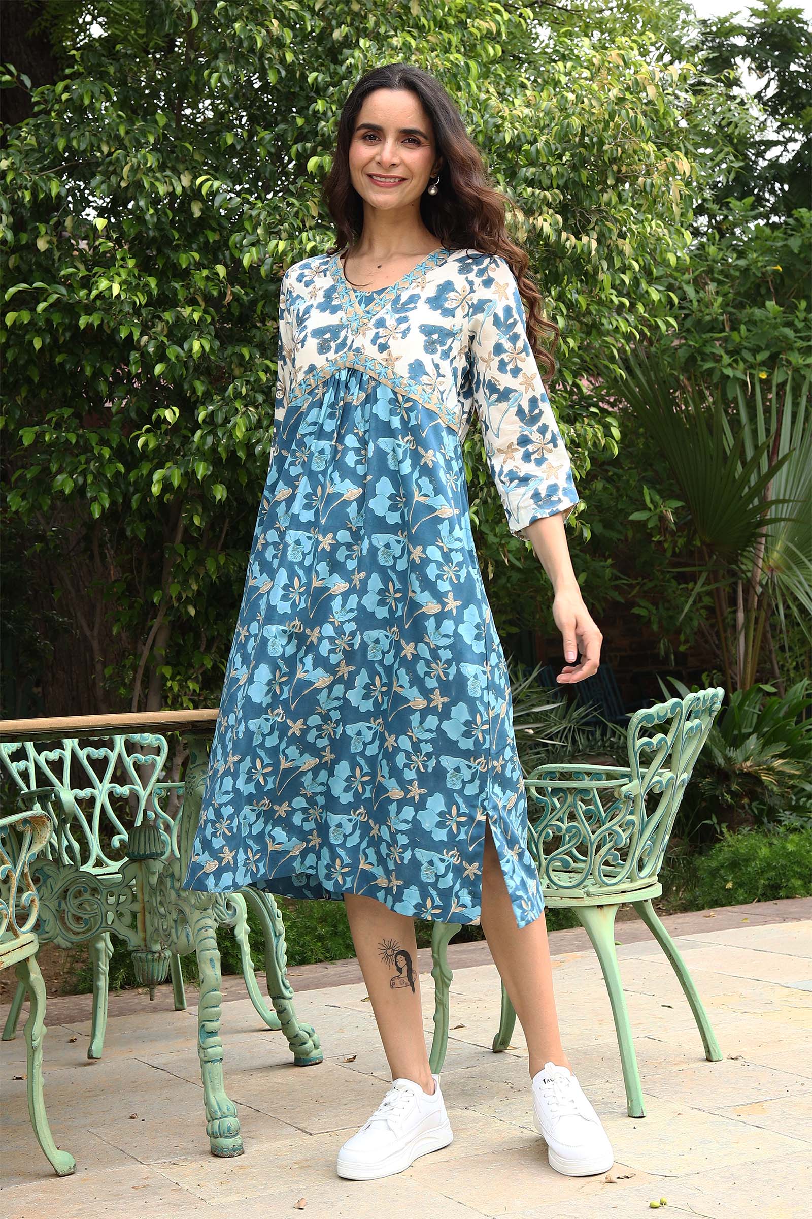 Gulberg Blue Dress