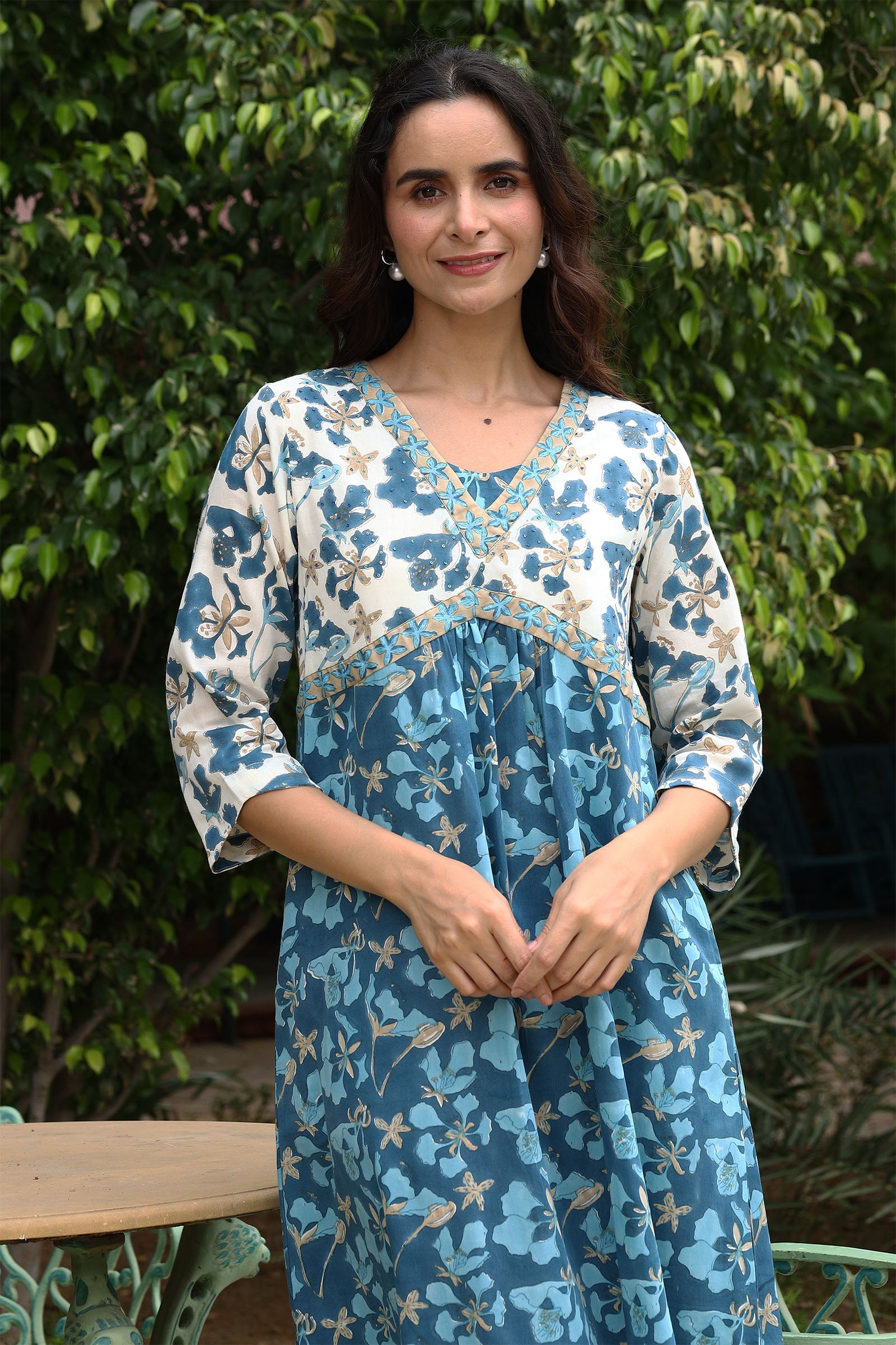 Gulberg Blue Dress