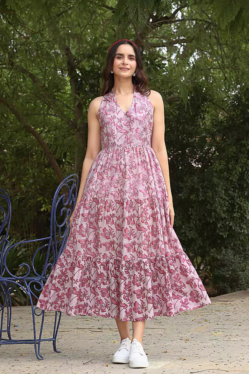 Gulmohar Blush Pink Dress