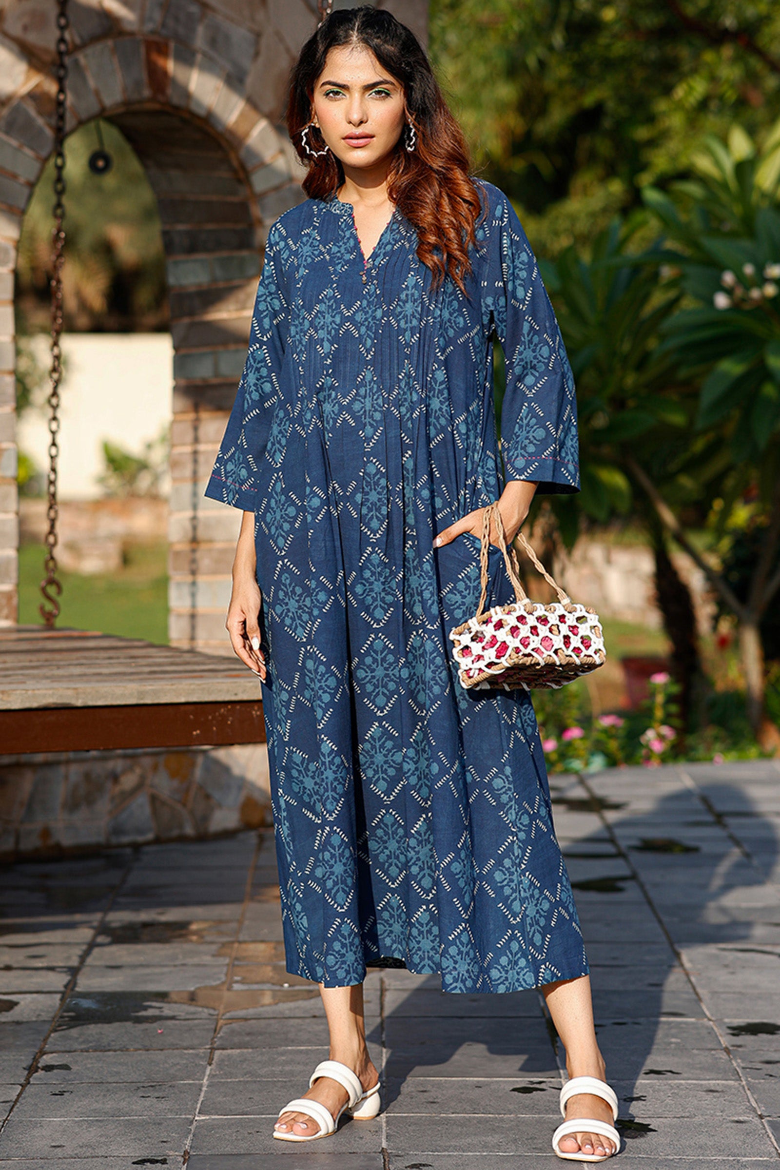 Kiran Indigo Dress