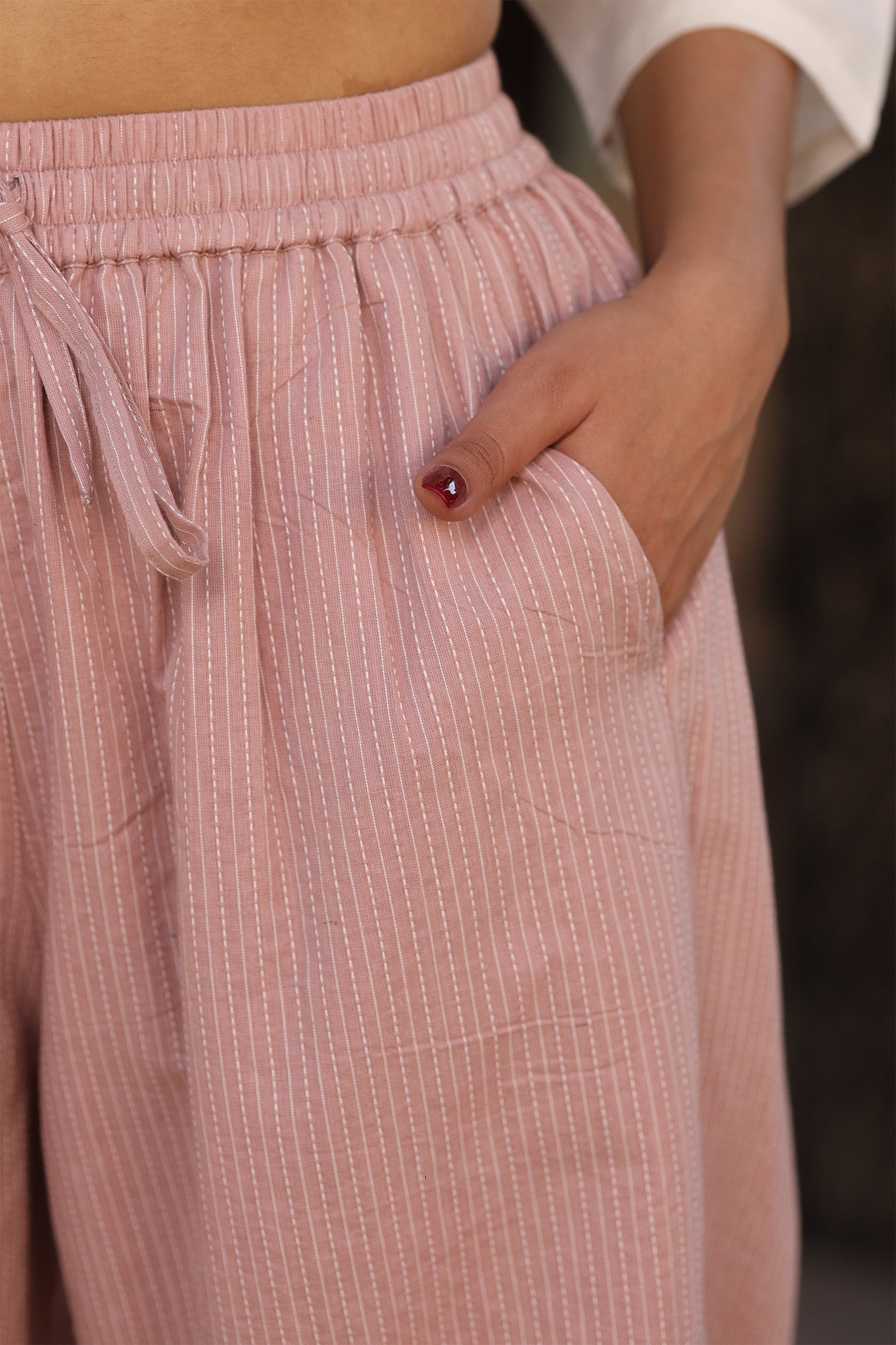 Scallop Pink Pants