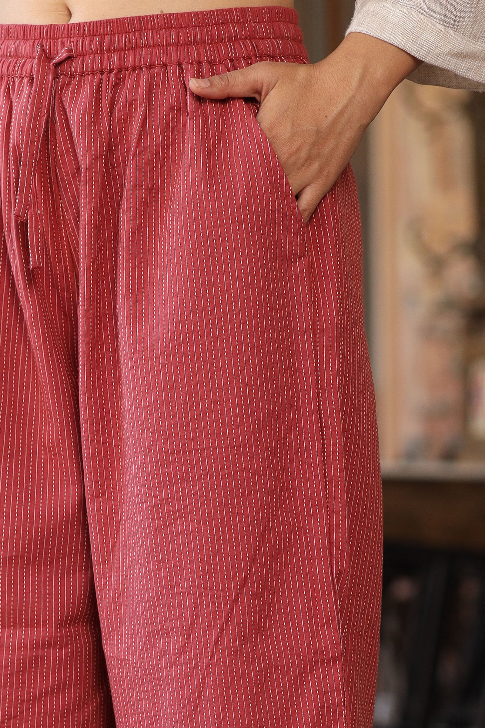 Scallop Coral Pants