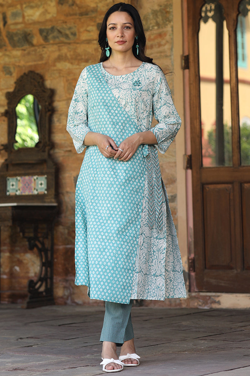 Jama Green kurta