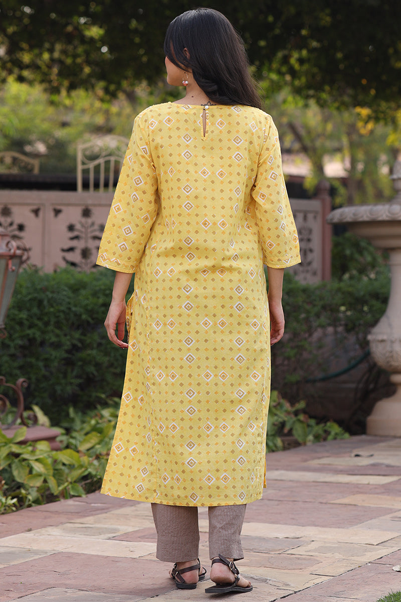 Heera Yellow Kurta