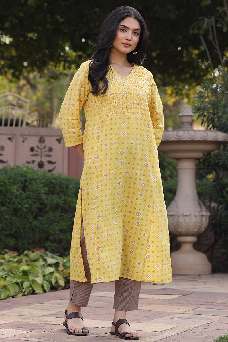 Heera Yellow Kurta