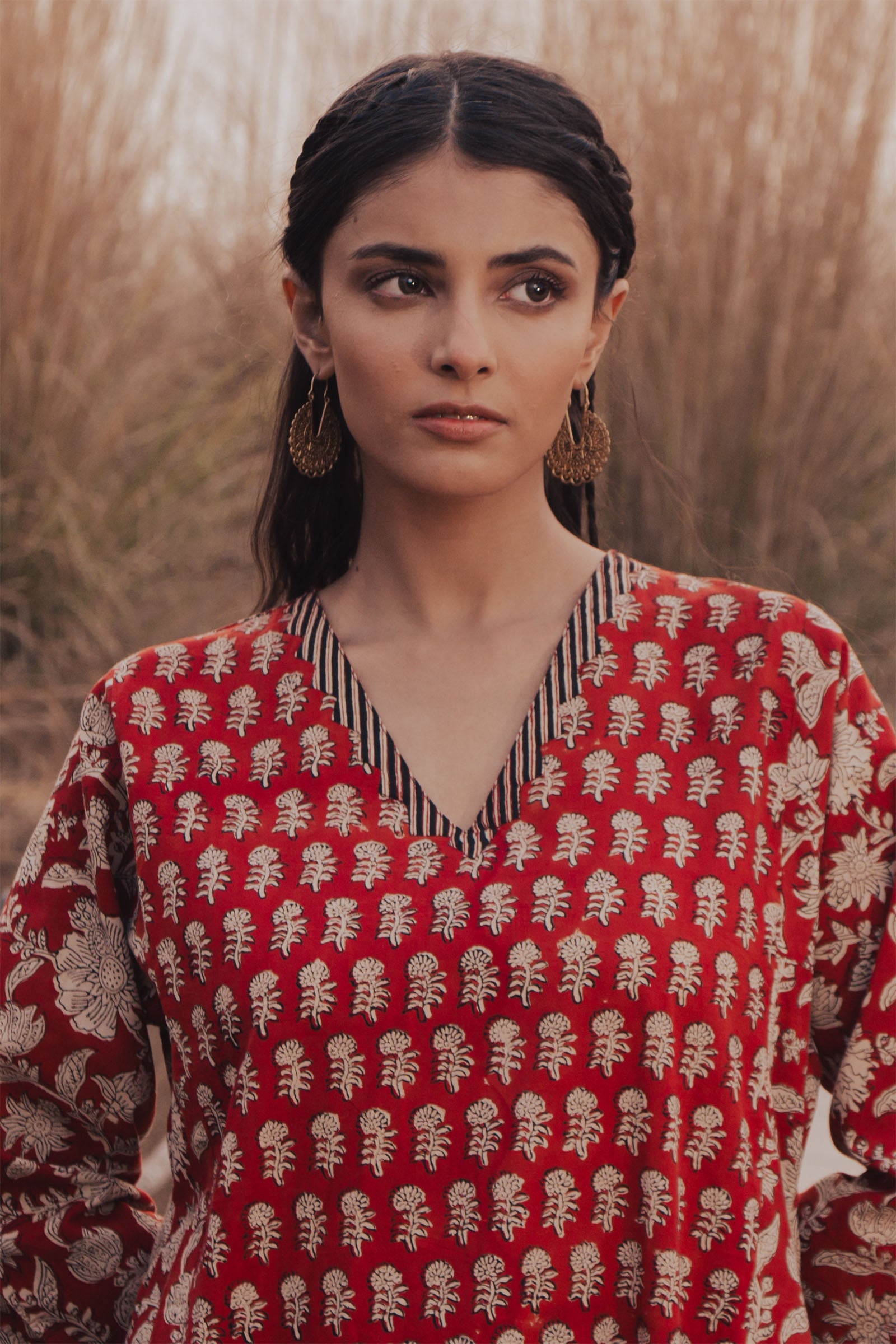 Kabi Co-ord Set- Red