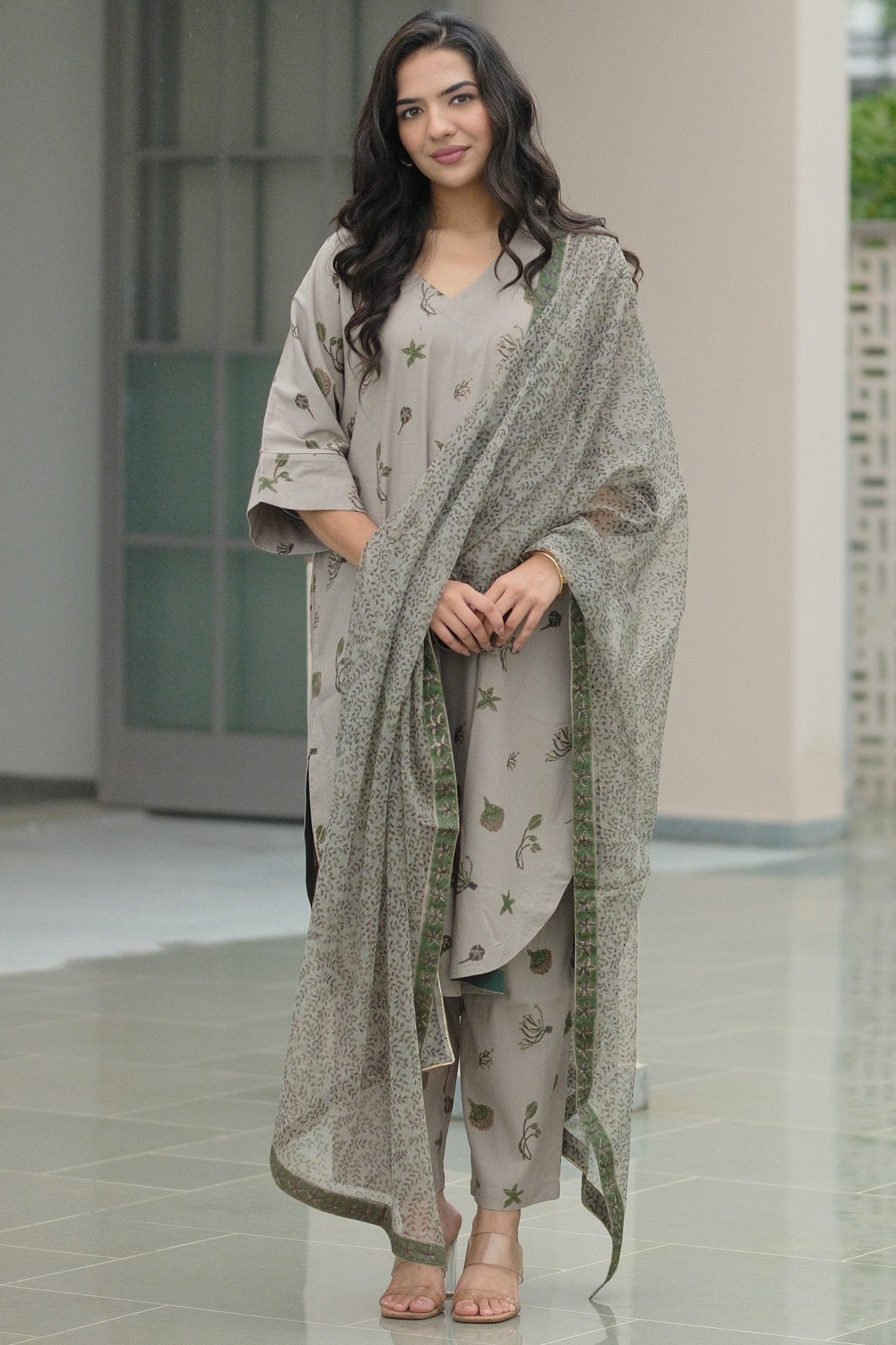 Aura suit set - Grey - Dhãran