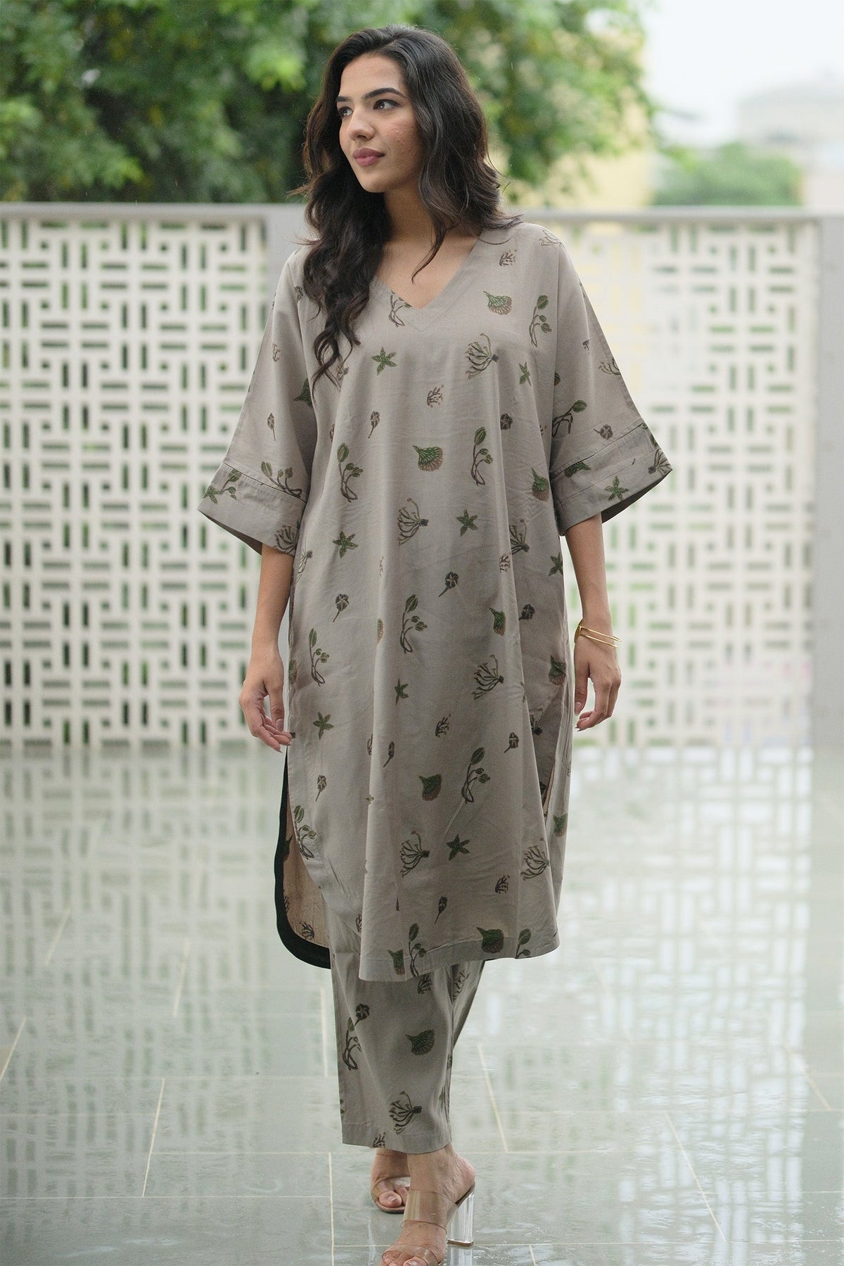 Aura suit set Grey