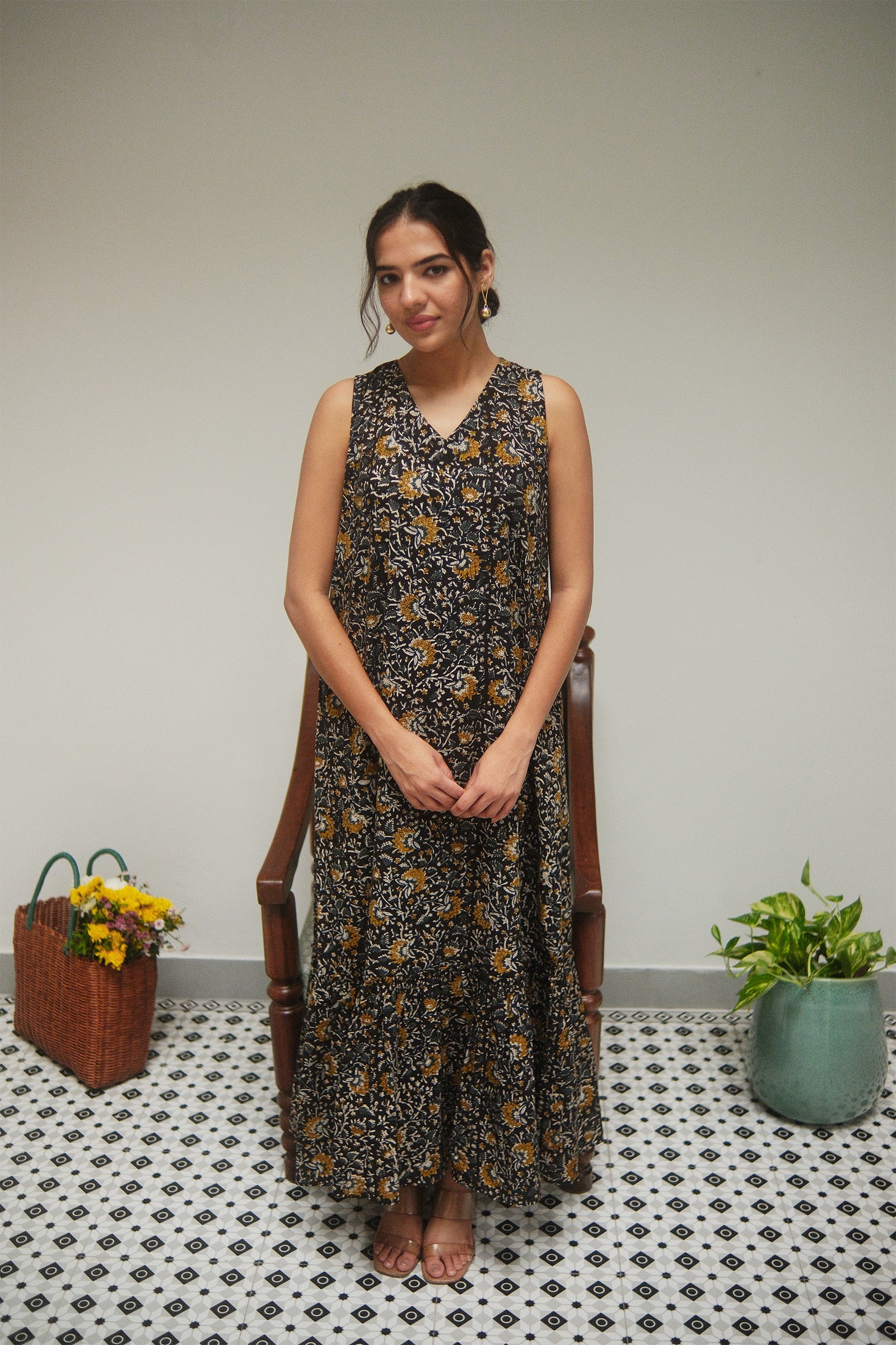 Black Jhalar Dress
