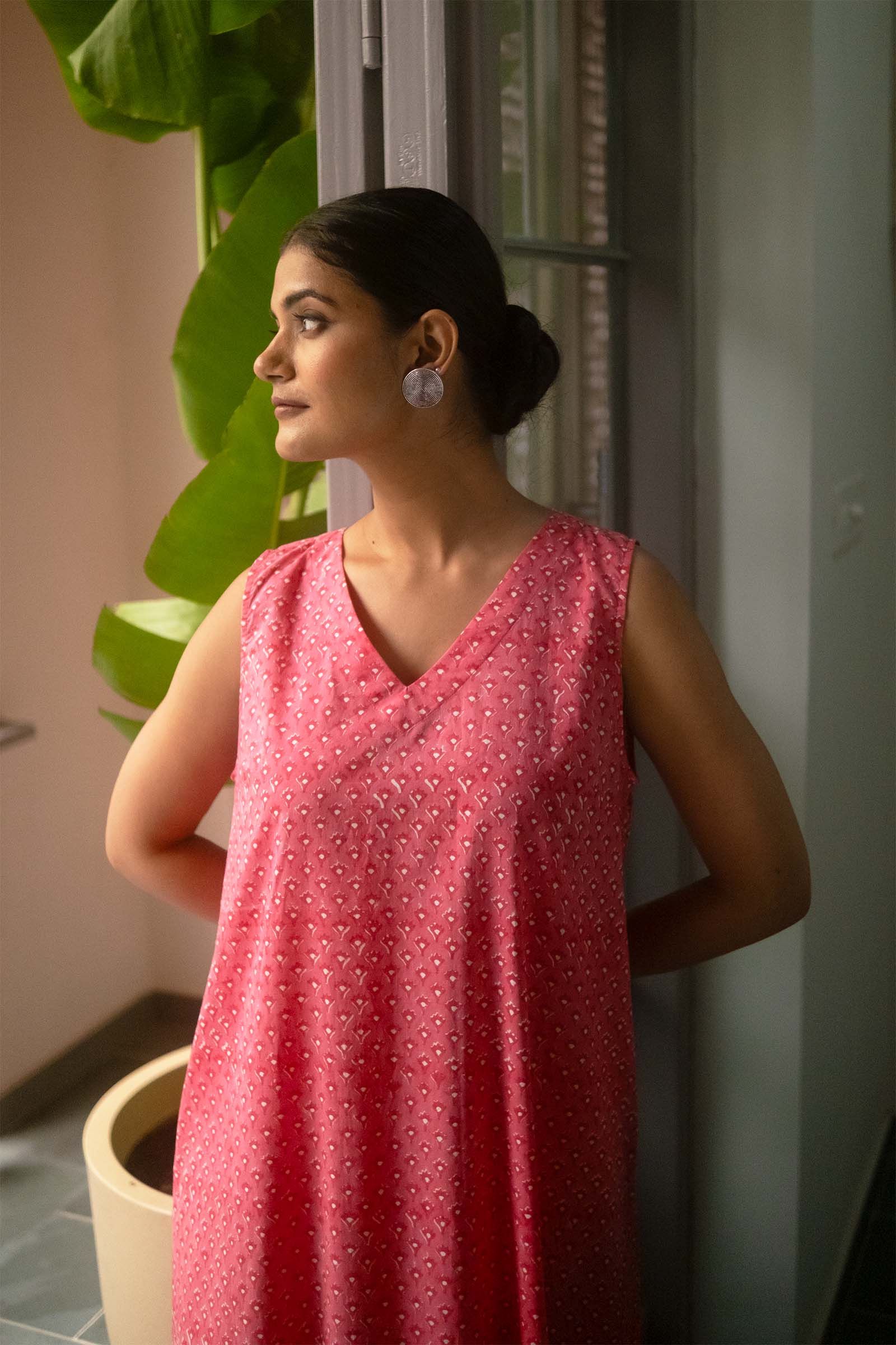 Pink Jhalar Dress