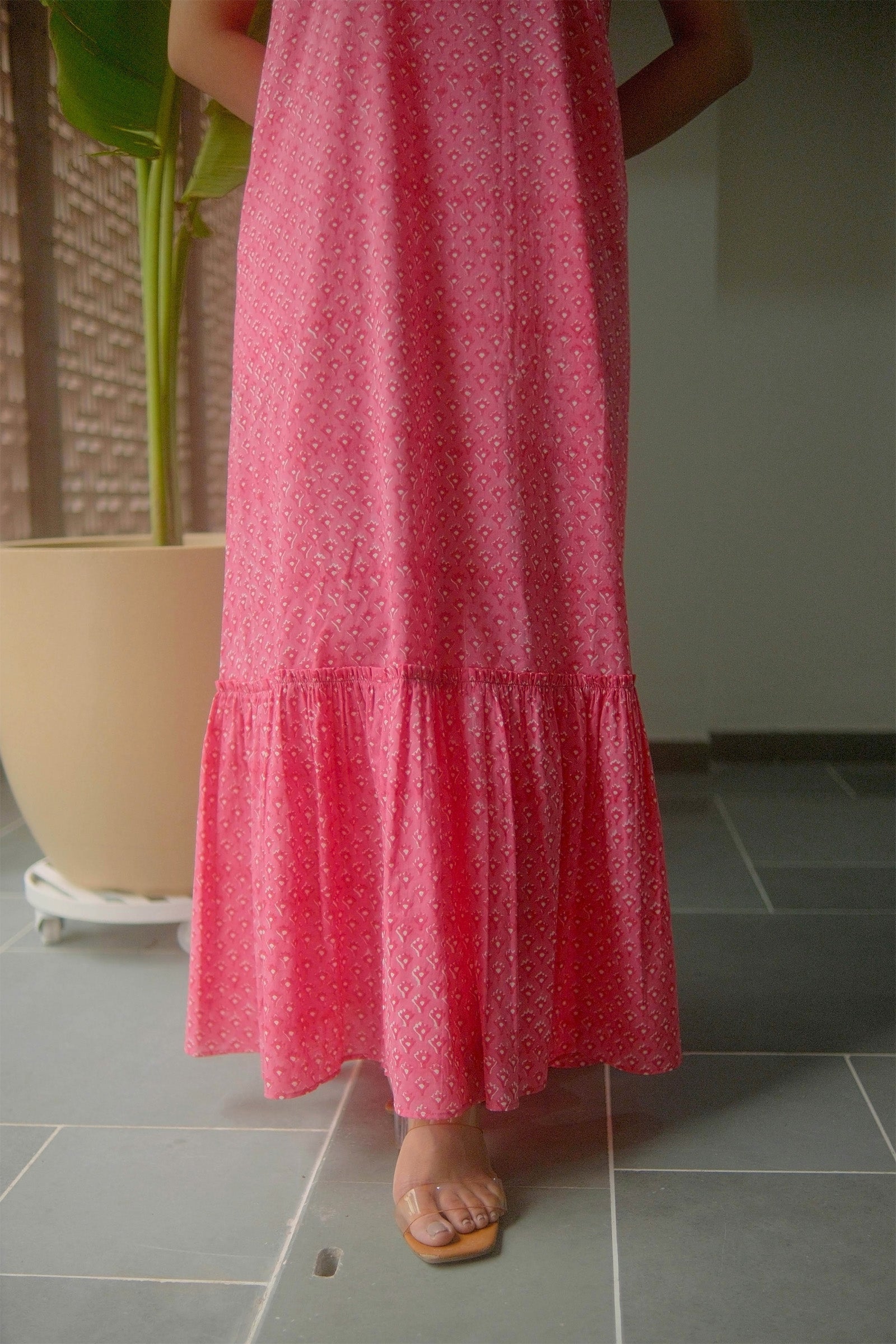 Pink Jhalar Dress