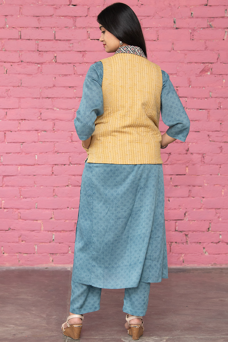 Black SL Side Yoke Quilted Jacket - Dhãran