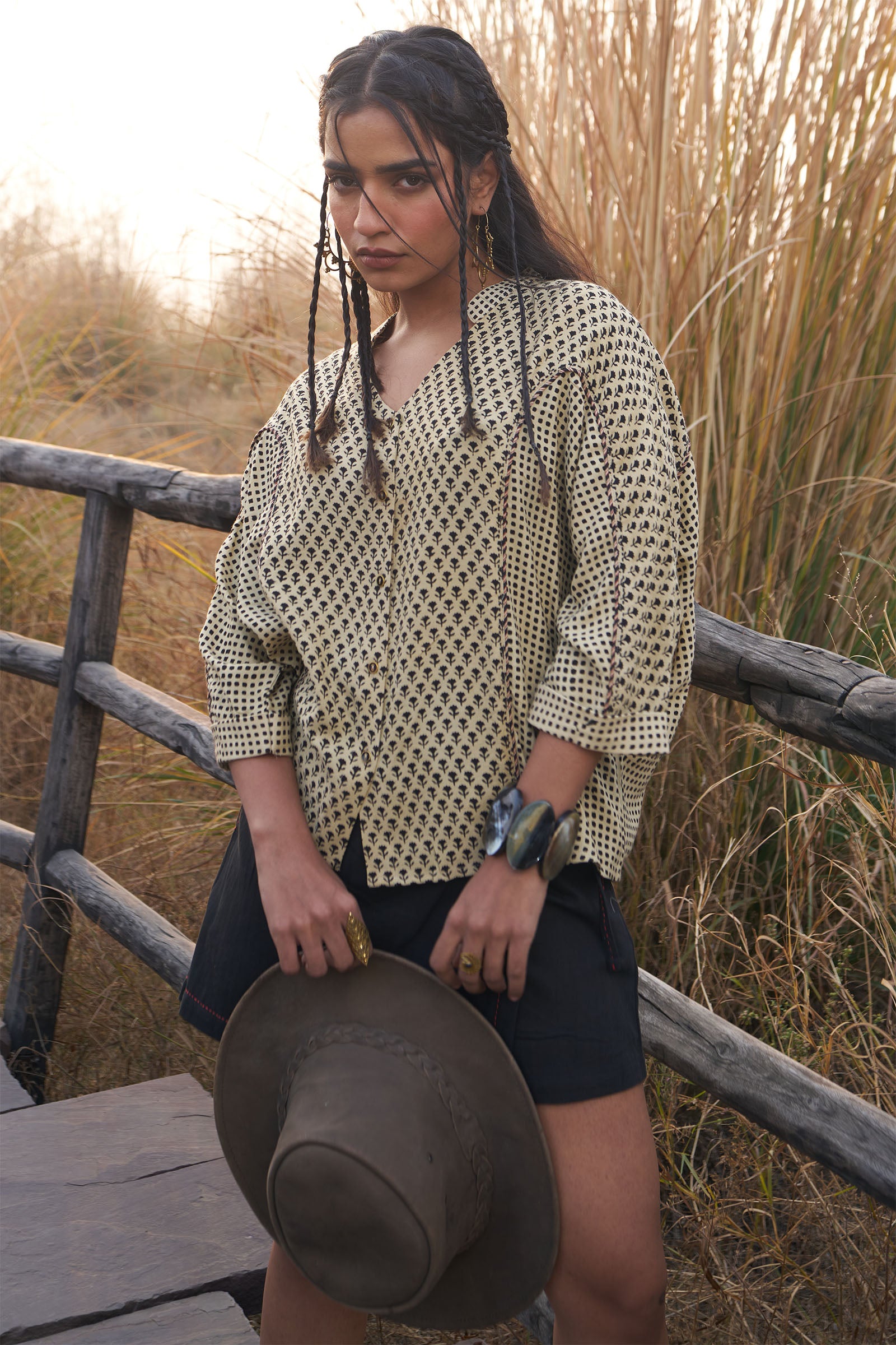 Kaju Black Shirt