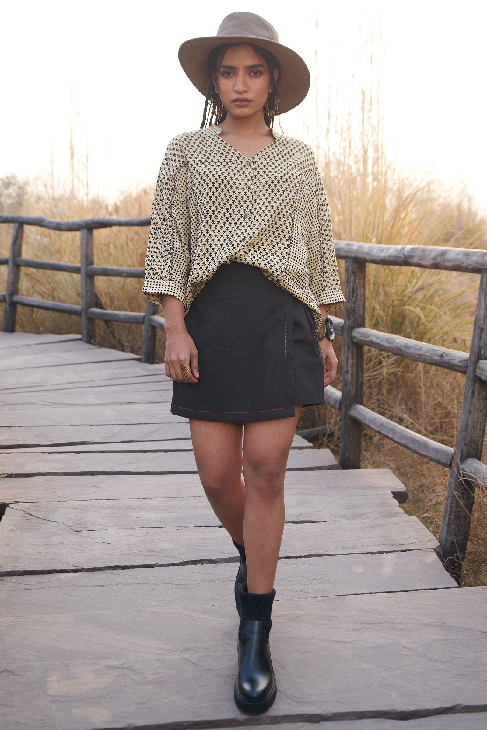 Kaju Black Shirt