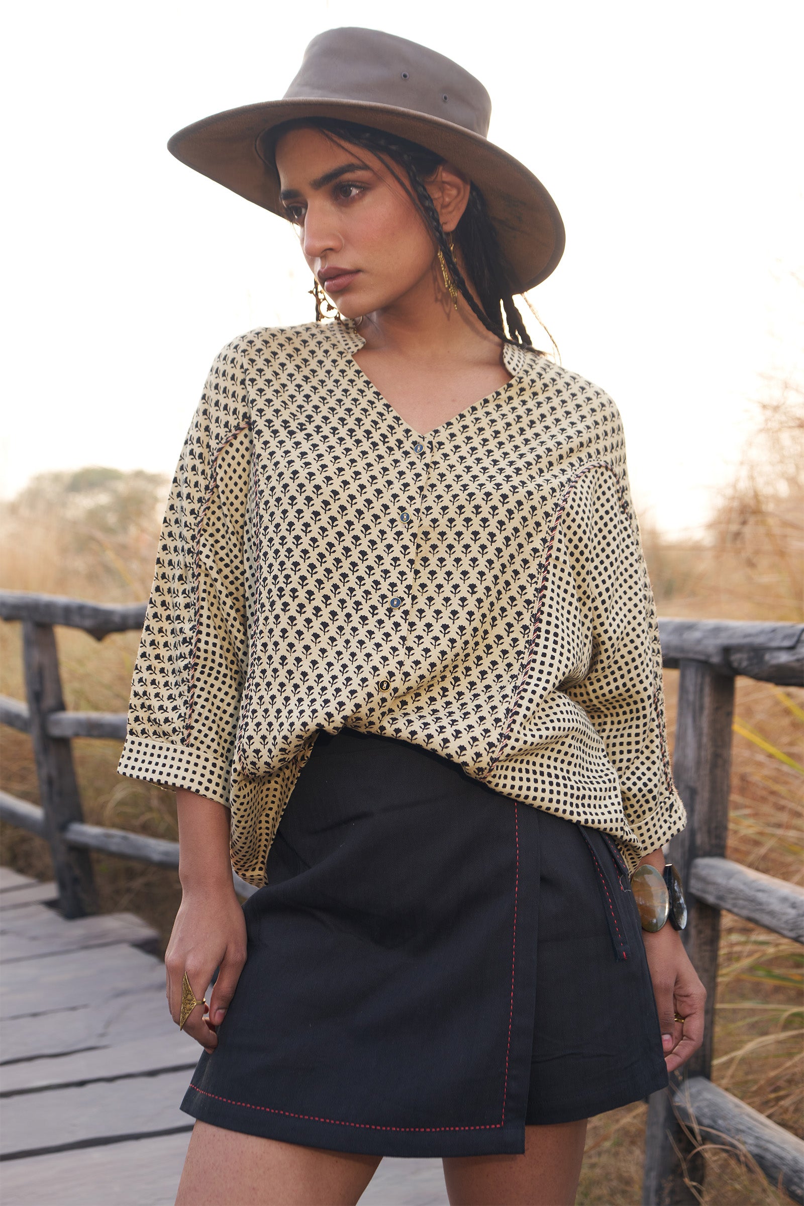 Kaju Black Shirt