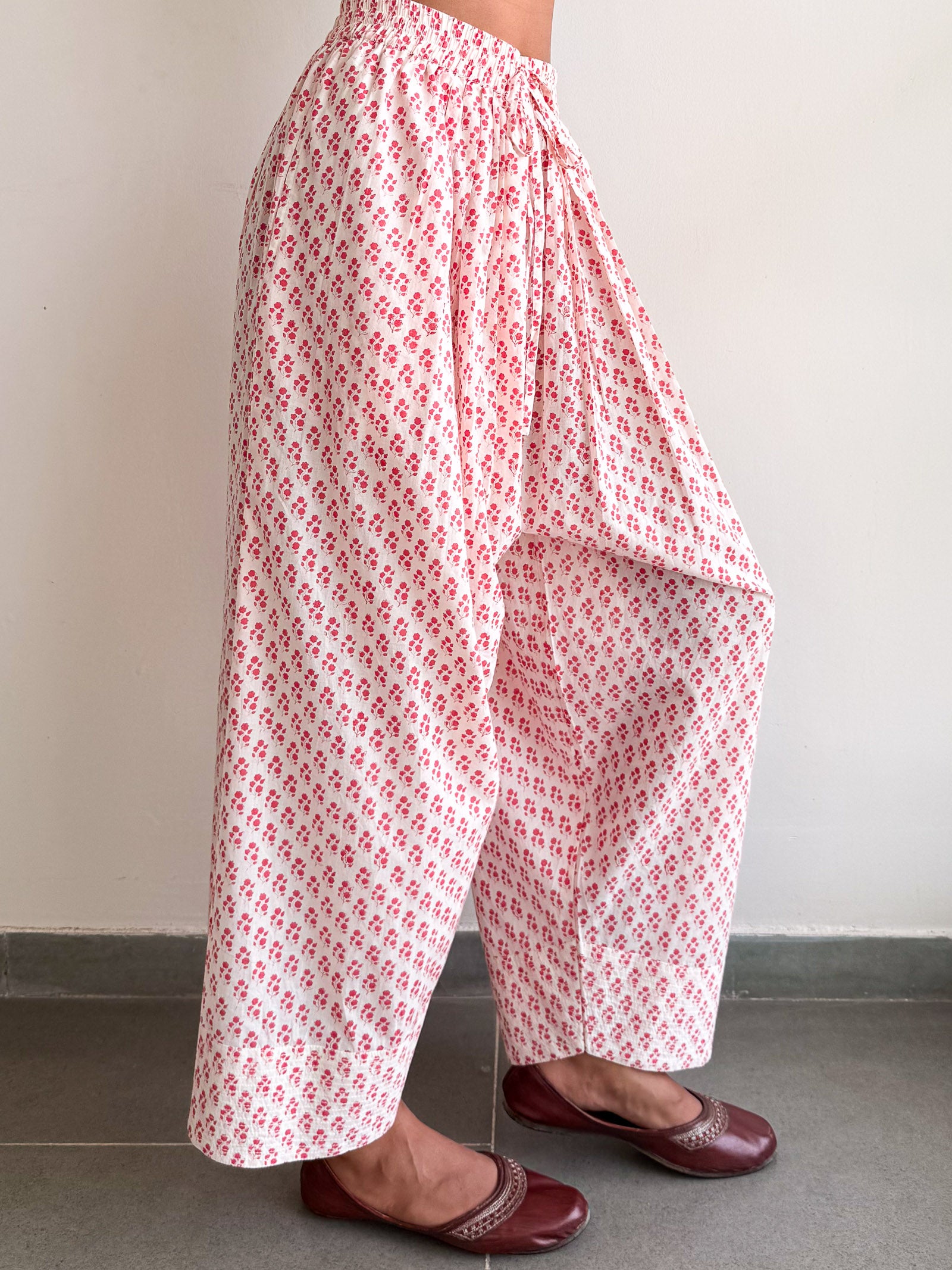 Ruhi Farshi Pant Peach - Dhãran