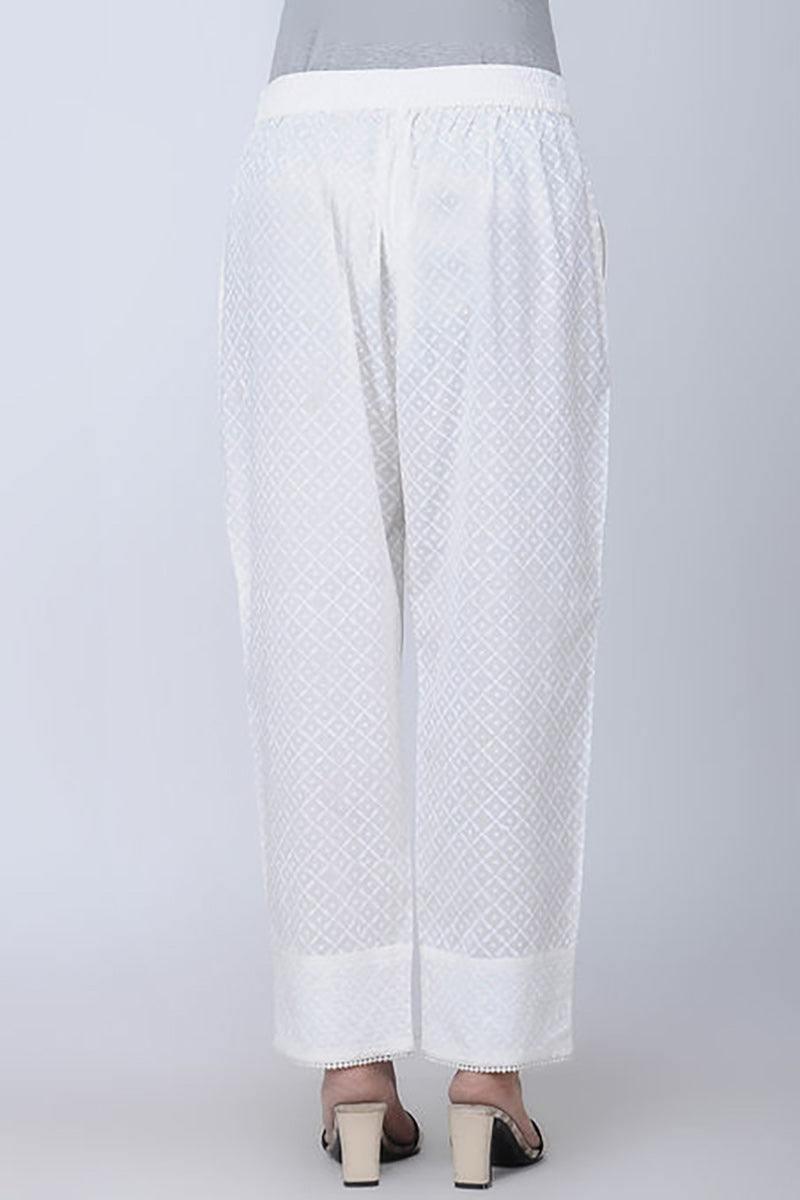 White Khari Straight Pant - Dhãran