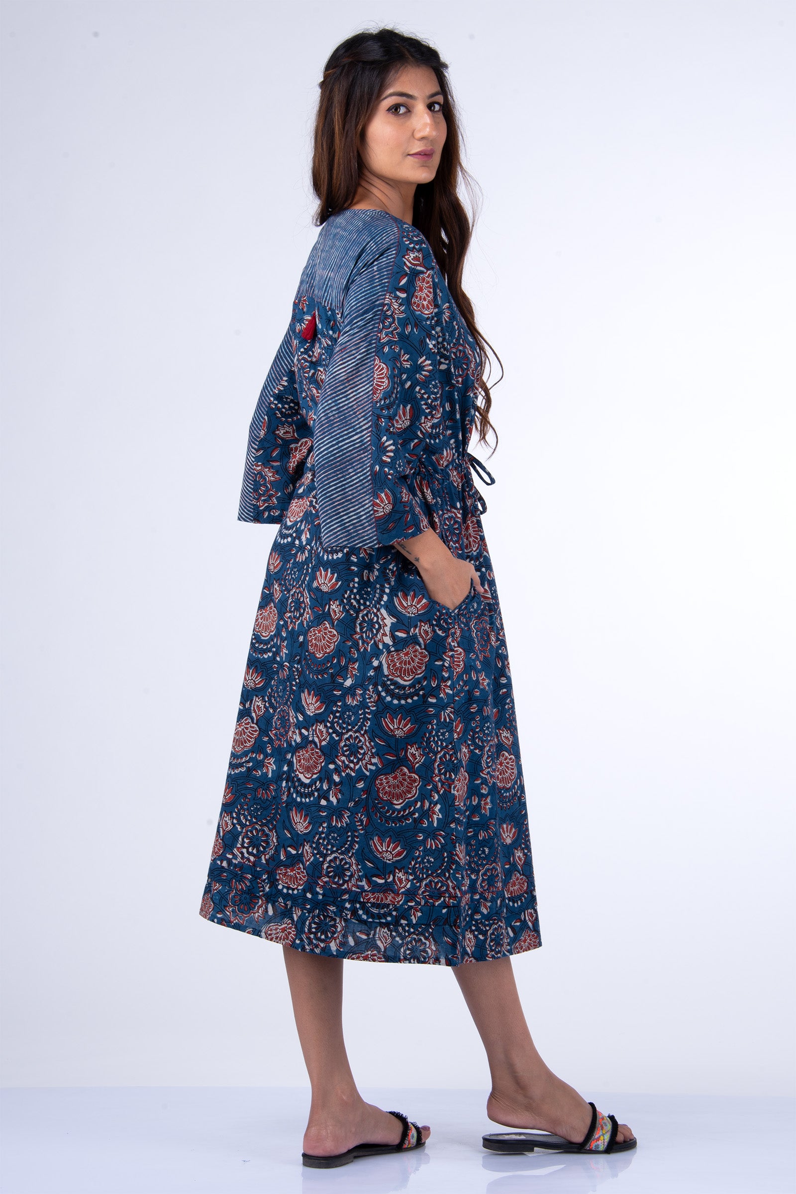Miko Kaftan Indigo
