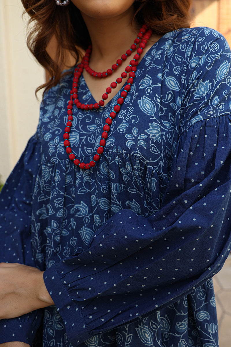 Jiya Indigo Dress